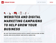Tablet Screenshot of fireantstudio.com